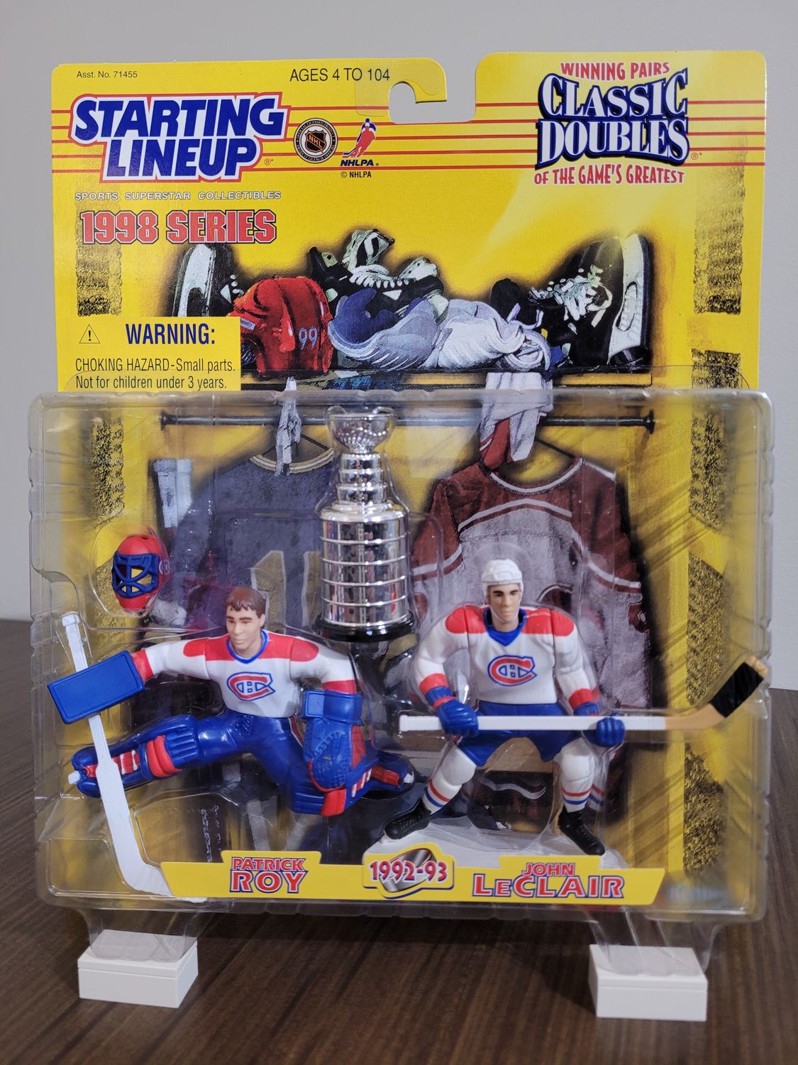 Roy-Leclair Starting Lineup 2-Pack w/ Stanley Cup