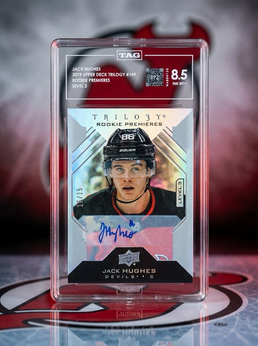 Jack Hughes 2019 Upper Deck Trilogy 149