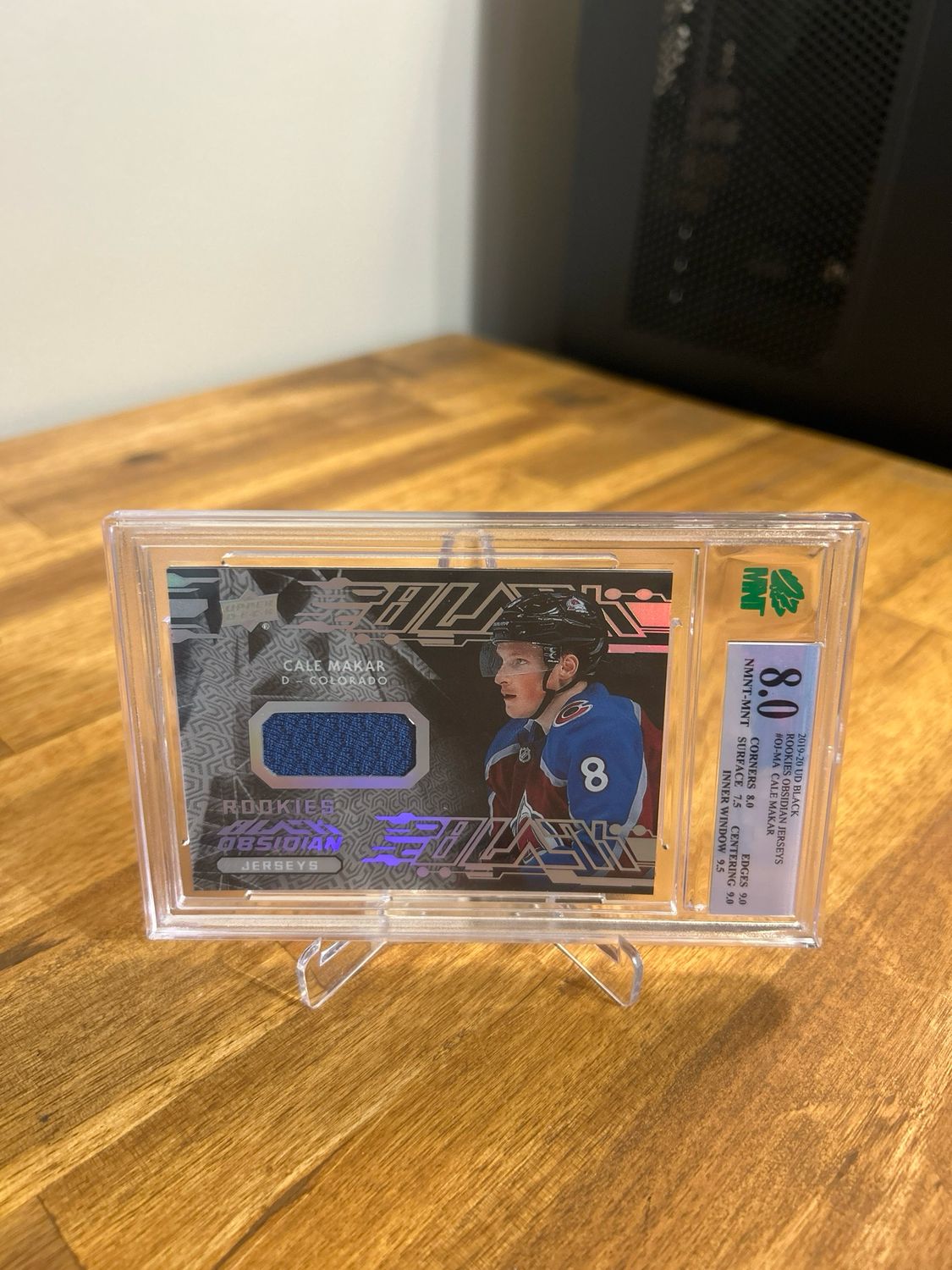 Cale Makar 2019-20 Upper Deck Black OJ-MA