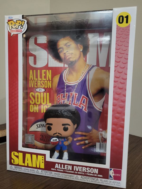 Allen Iverson Funko Pop Vinyl Figure &amp; Magazine Cover