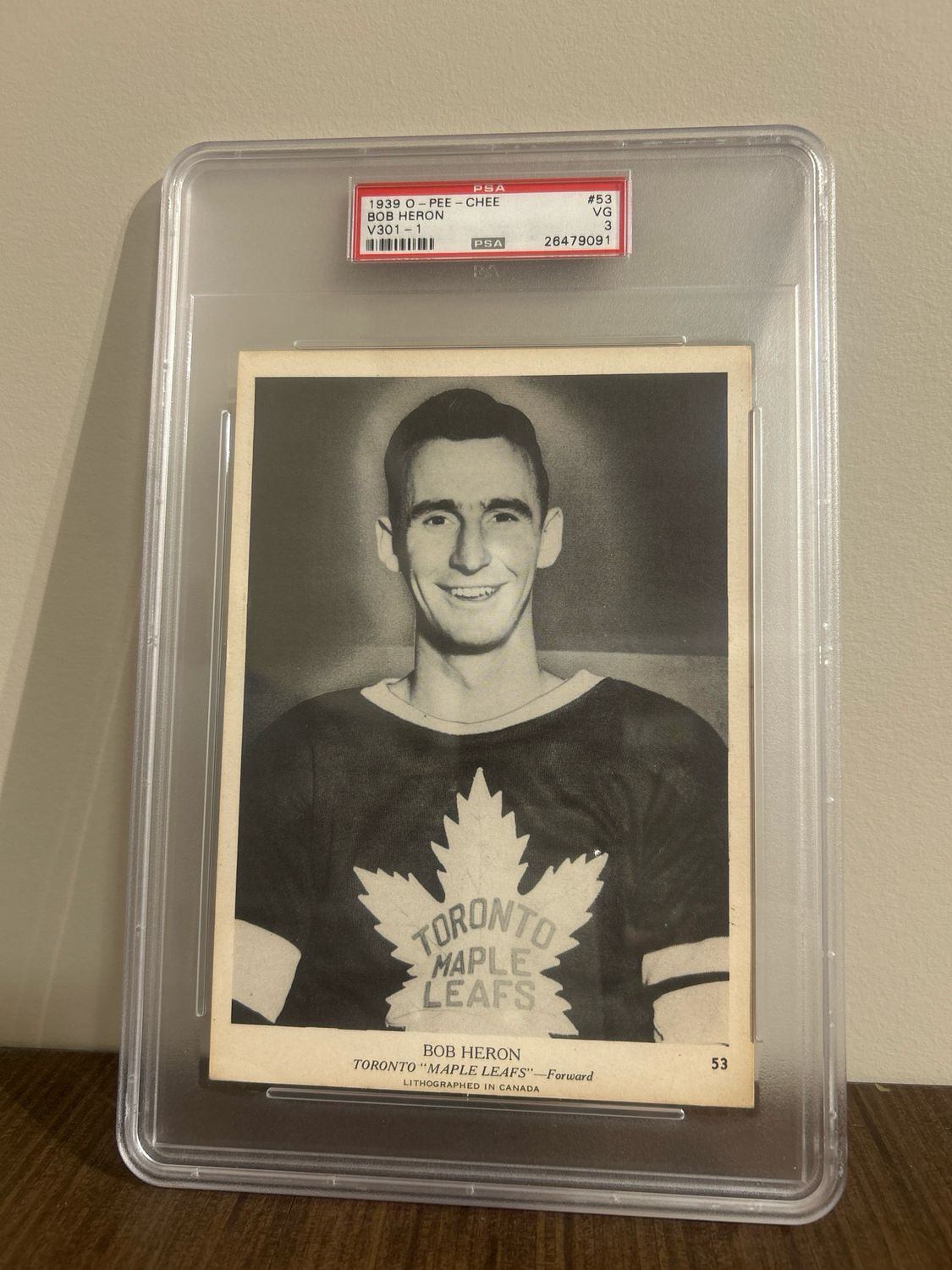 Bob Heron 1939 O-Pee-Chee 53