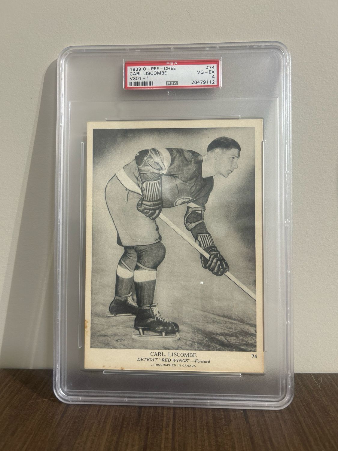 Carl Liscombe 1939 O-Pee-Chee 74