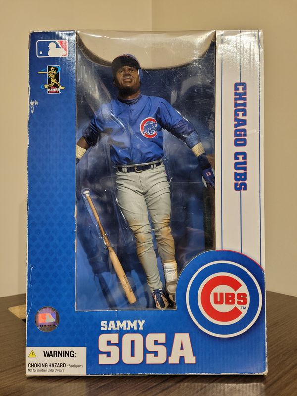 Sammy Sosa 12" McFarlane Blue Variant - Minimal Damage