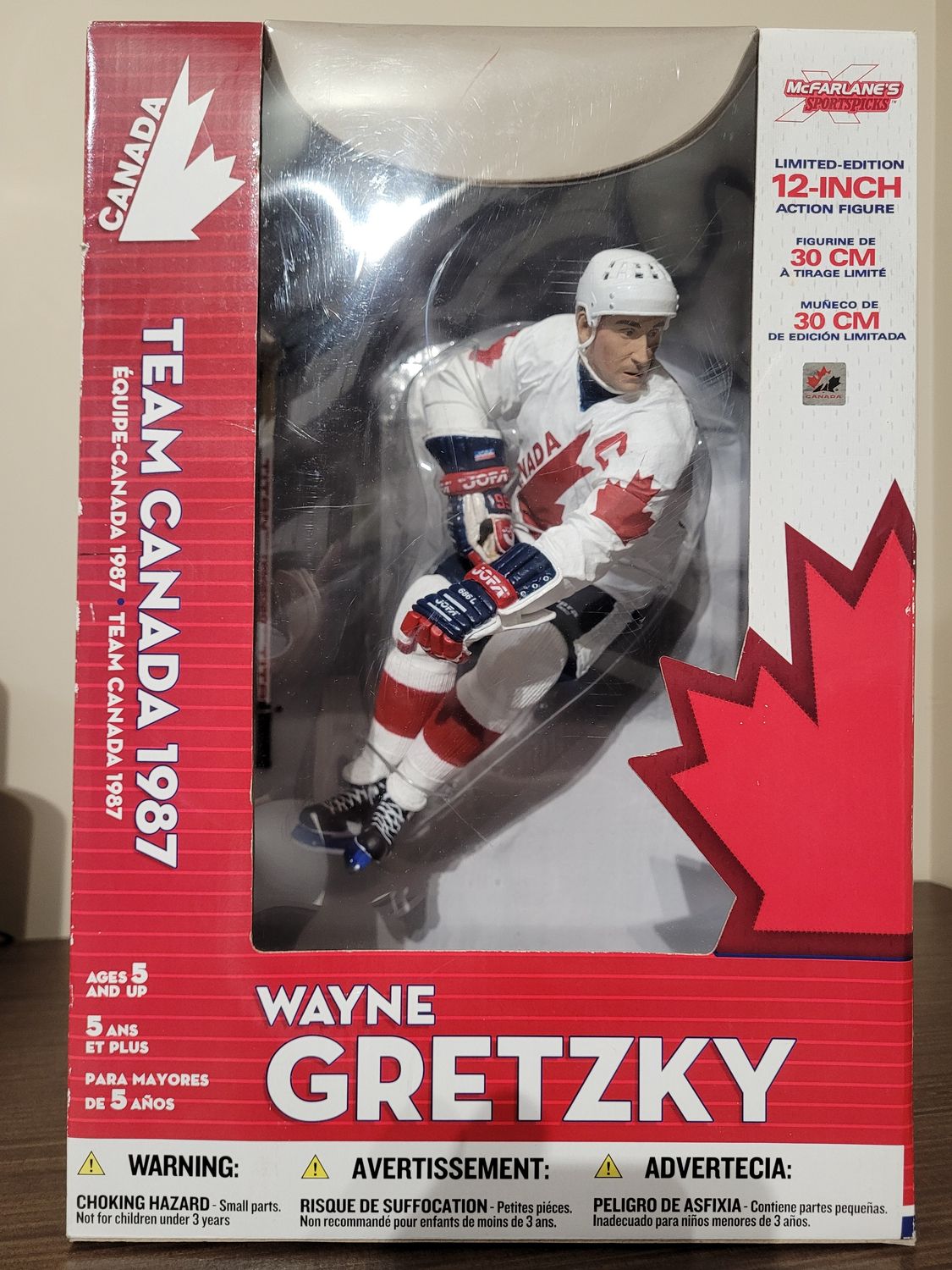 Wayne Gretzky 12" McFarlane White Variant