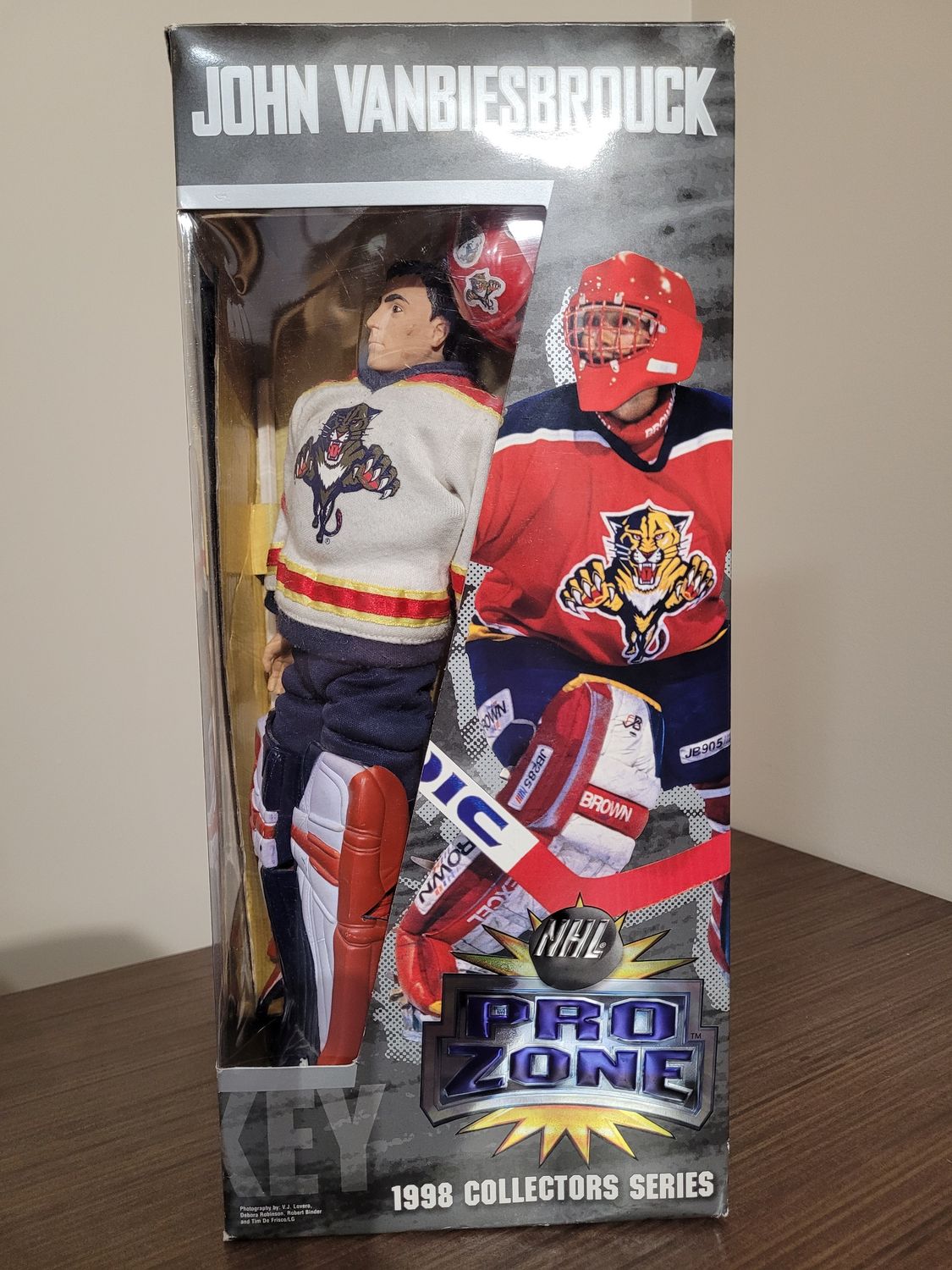 John Vanbiesbrouck Pro Zone Figurine - Minimal Damage