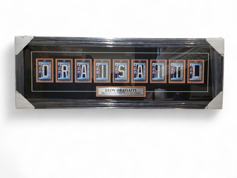 Leon Draisaitl 2014-15 SPGU NamePlate /35 Framed
