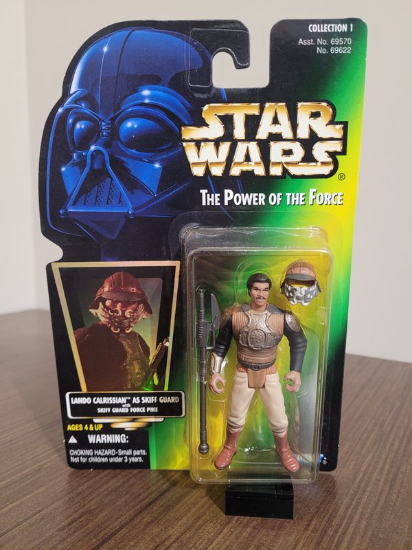 Lando Calrissian as Skiff Guard Kenner Figurine w/ Skiff Guard Force Pike