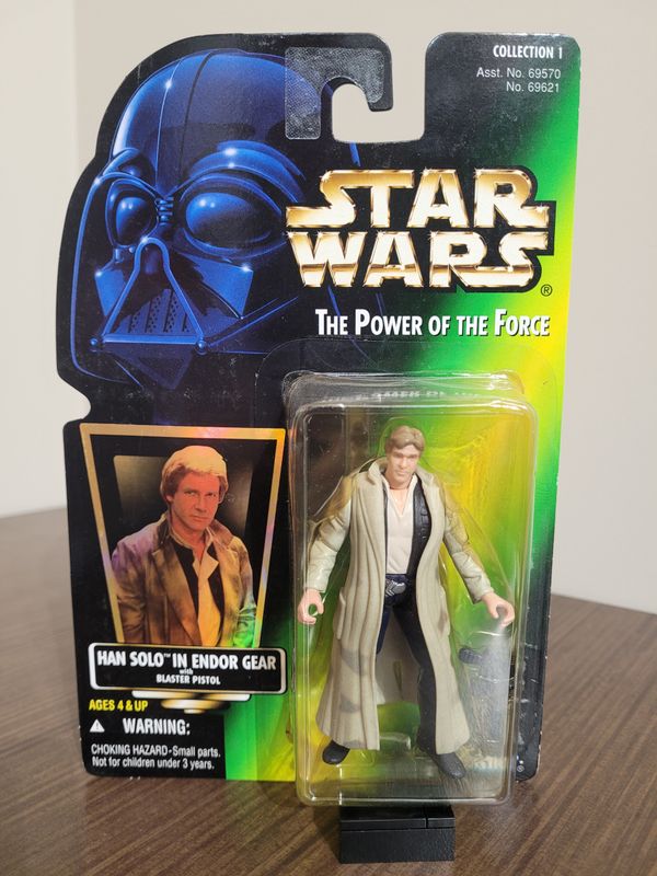 Han Solo in Endor Gear Kenner Figurine w/ Blaster Pistol