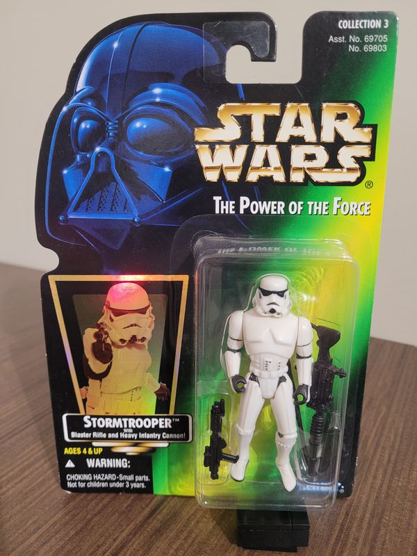 Stormtrooper Kenner Figurine w/ Blaster Rifle and Heavy Infantry Cannon