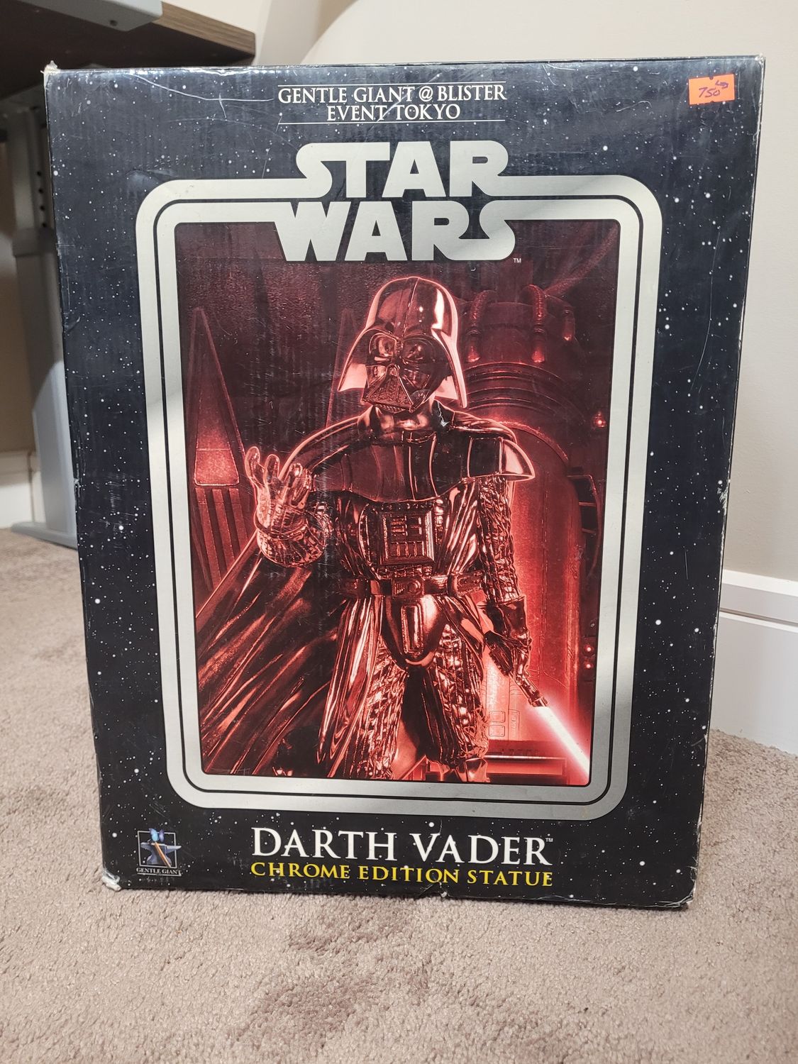 Darth Vader Chrome Edition Statue - Minimal Damage (Needs Soldering)