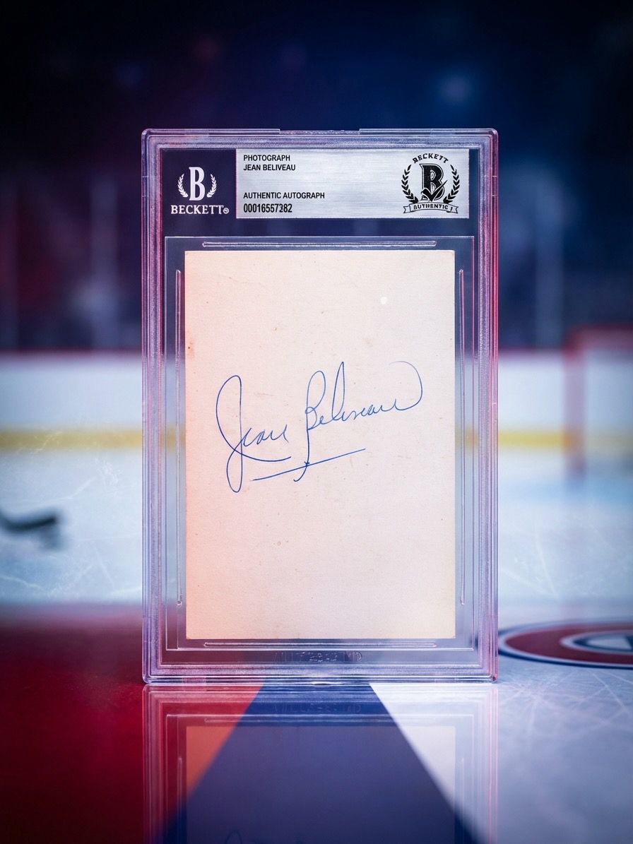 Jean Beliveau Autograph 