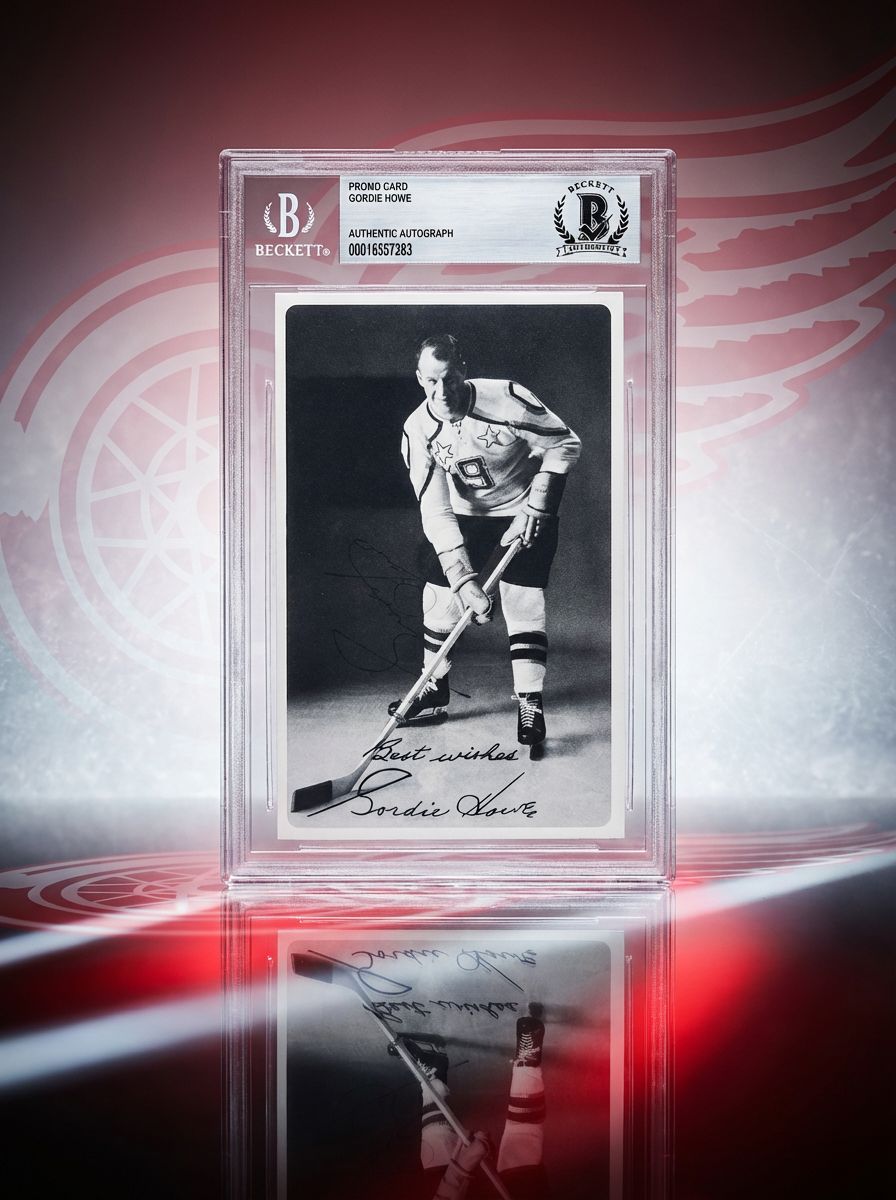 Gordie Howe Autographed Eaton’s of Canada Promo Card