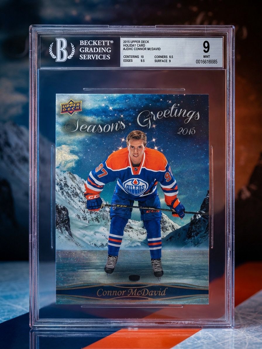 Connor McDavid 2015 Upper Deck Holiday Card UDHC