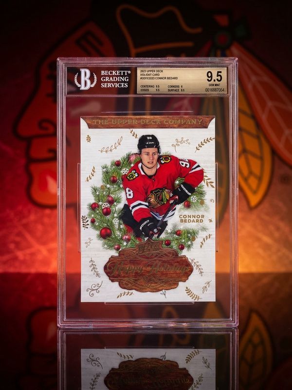 Connor Bedard 2023 Upper Deck Holiday Card UDHC2023