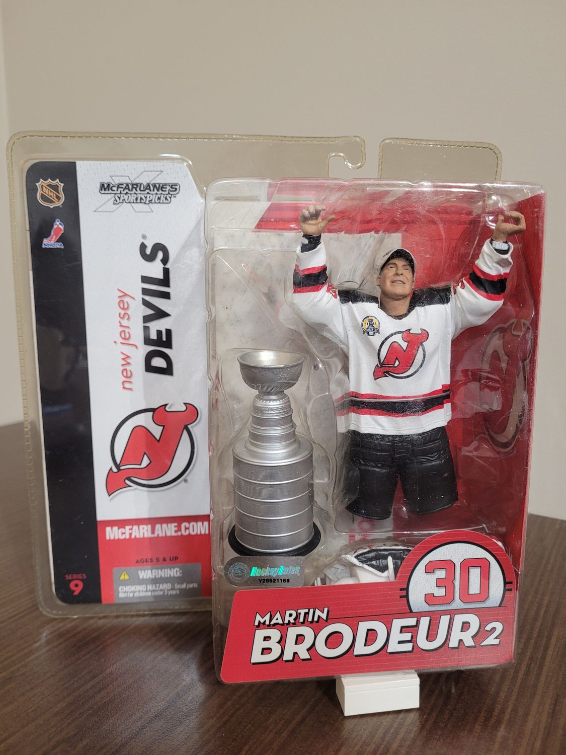 Martin Brodeur McFarlane w/ Stanley Cup