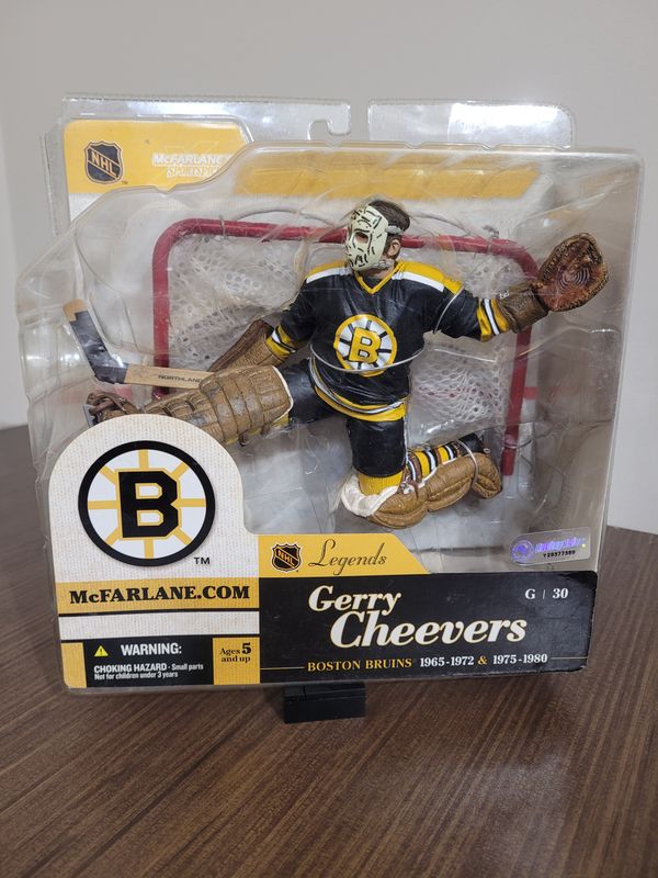 Gerry Cheevers McFarlane w/ Net - Slightly Damaged