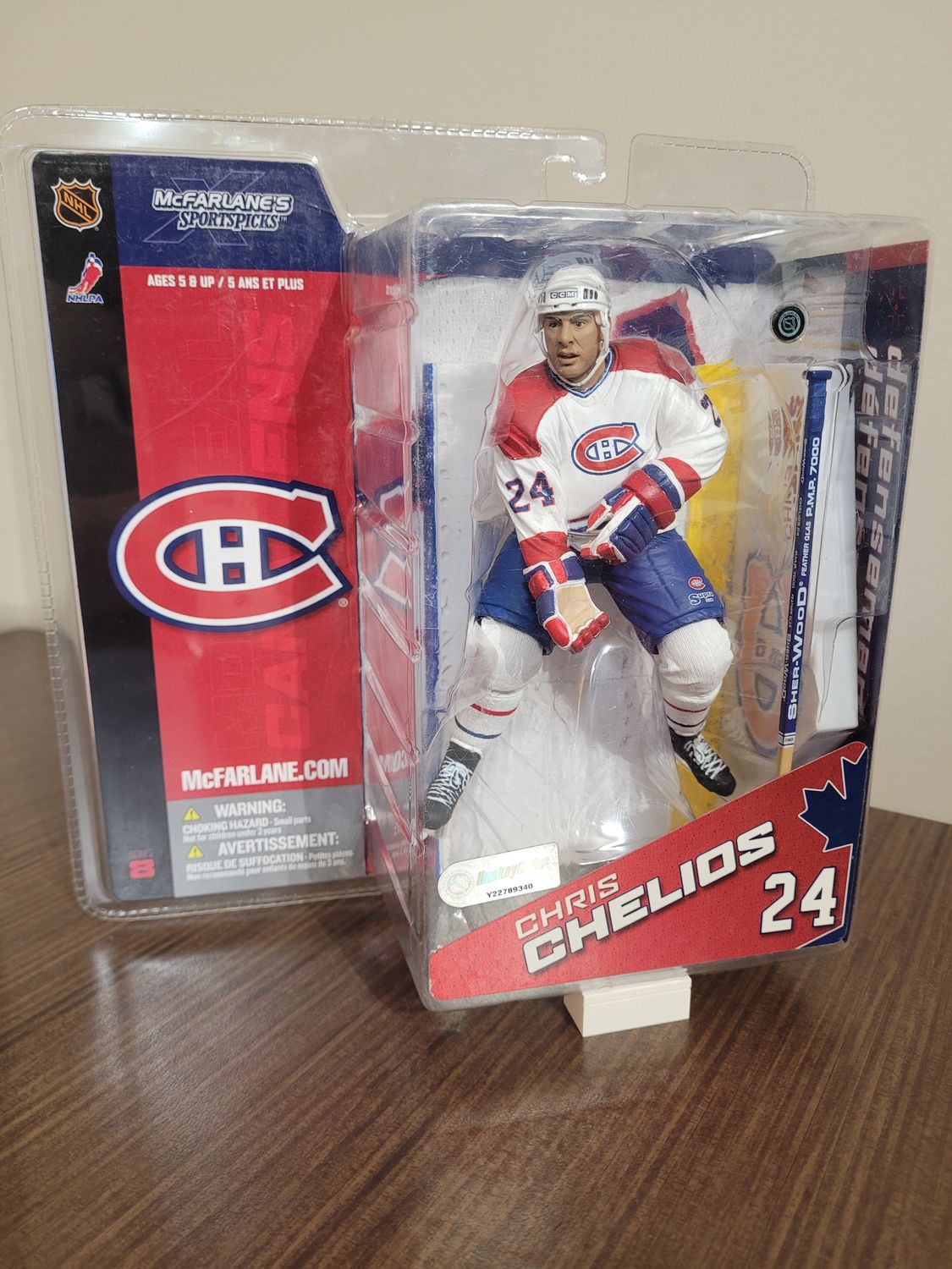 Chris Chelios McFarlane White Variant
