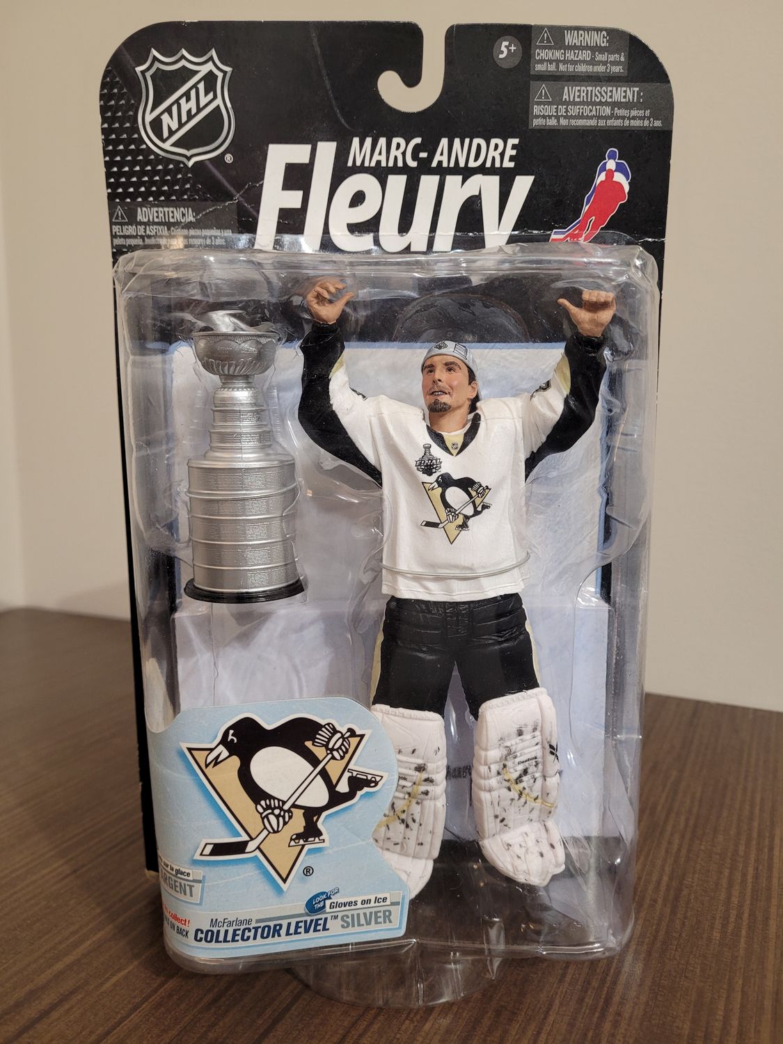 Marc-Andre Fleury McFarlane w/ Stanley Cup - Slightly Damaged