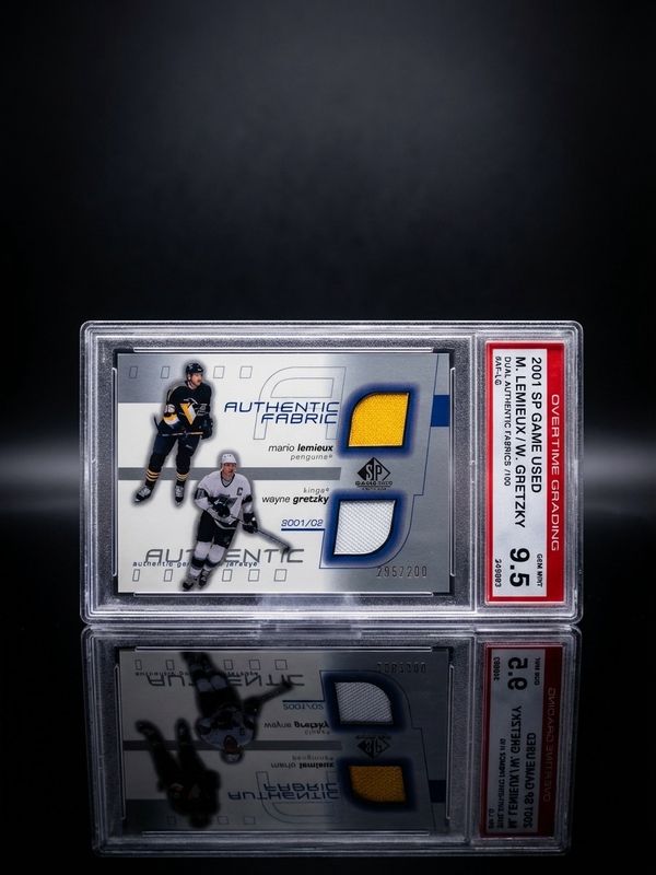 Wayne Gretzky/Lemieux 2001 SP Game Used AF-LG