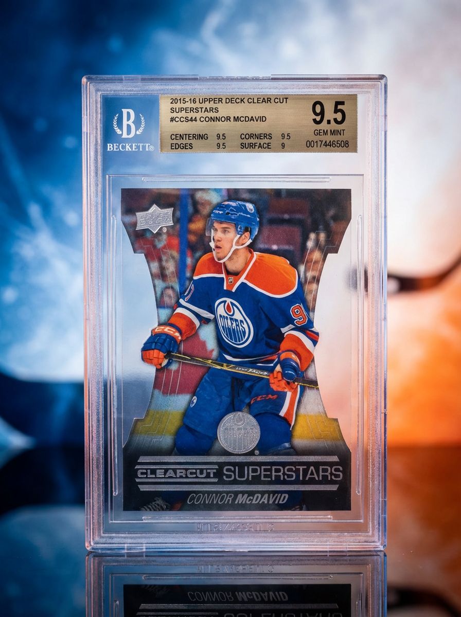 Connor McDavid 2015-16 Upper Deck ClearCut Superstars CCS44