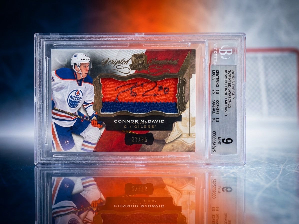 Connor McDavid 2015-16 The Cup Scripted Swatches