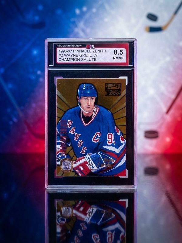 Wayne Gretzky 1996-97 Pinnacle Zenith Champion Salute 2