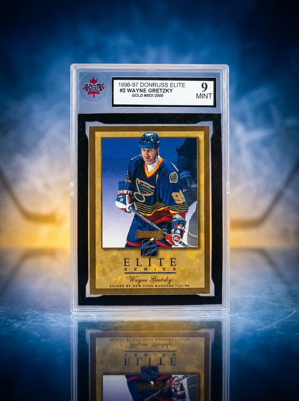 Wayne Gretzky 1996-97 Donruss Elite Gold 2