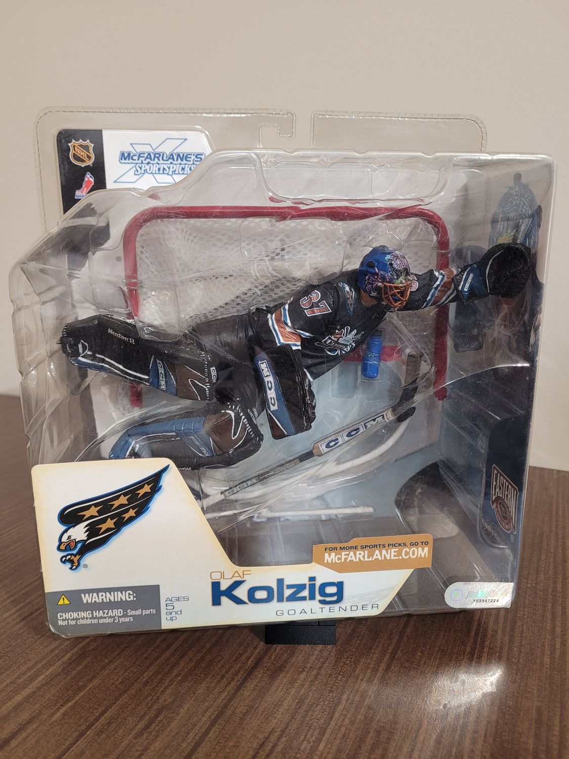 Olaf Kolzig McFarlane w/ Net