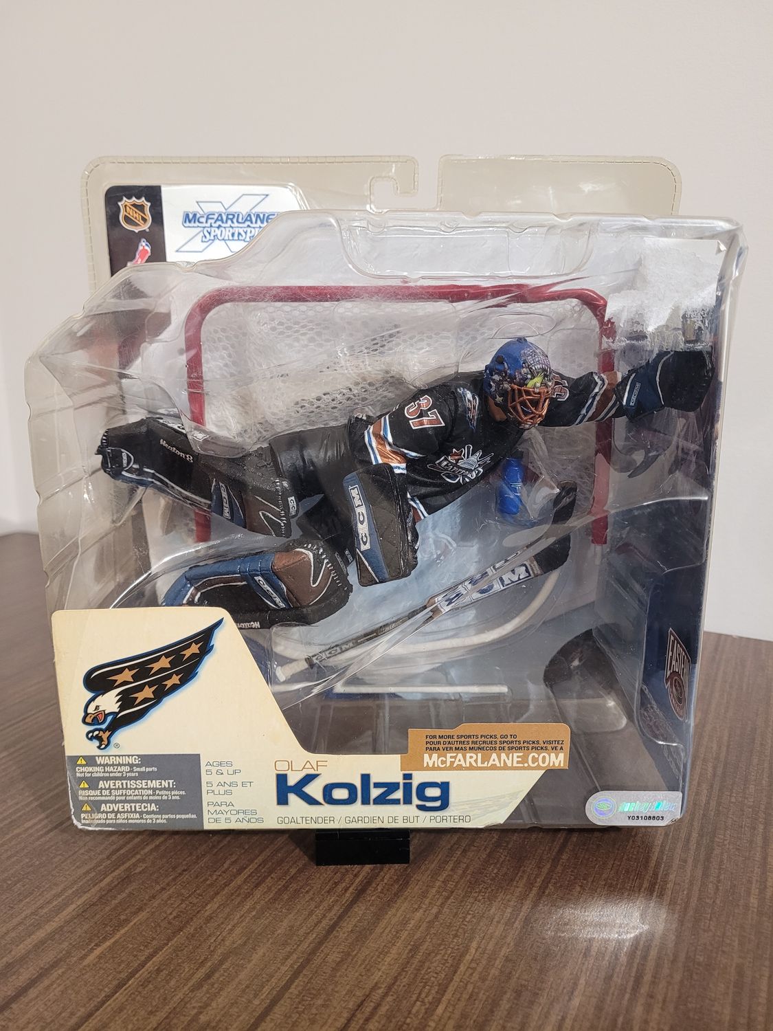 Olaf Kolzig McFarlane w/ Net - Minimal Damage