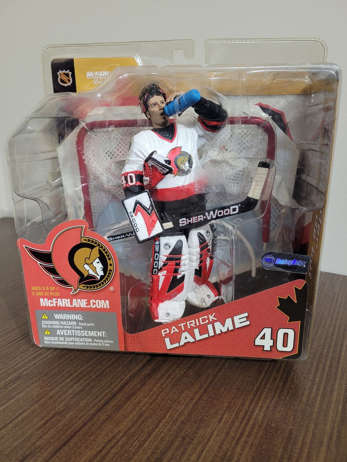 Patrick Lalime McFarlane w/ Net - Slightly Damaged