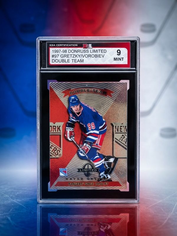 Wayne Gretzky/Vorobiev 1997-98 Donruss Limited 97