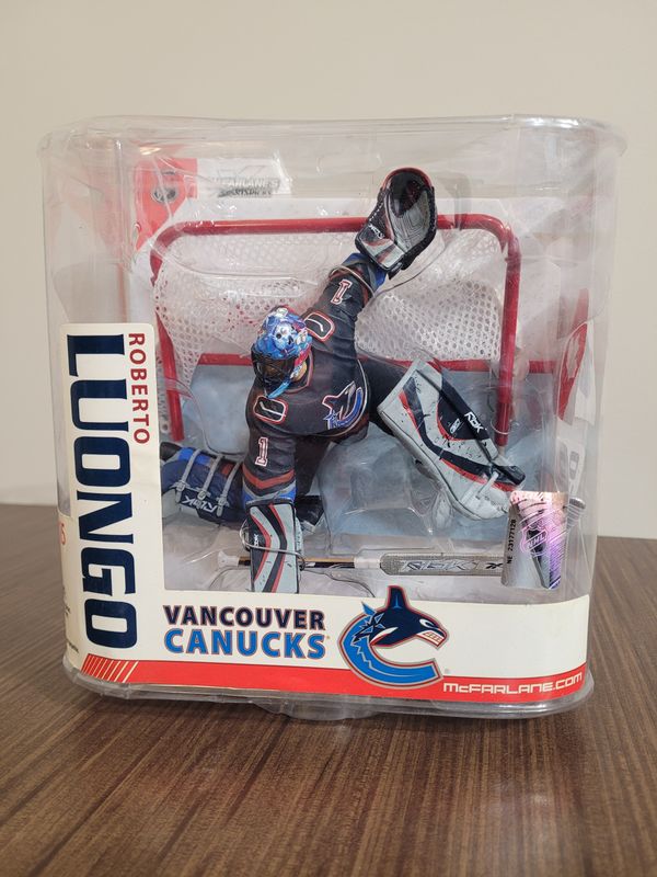 Roberto Luongo McFarlane Navy Variant w/ Net - Minimal Damage