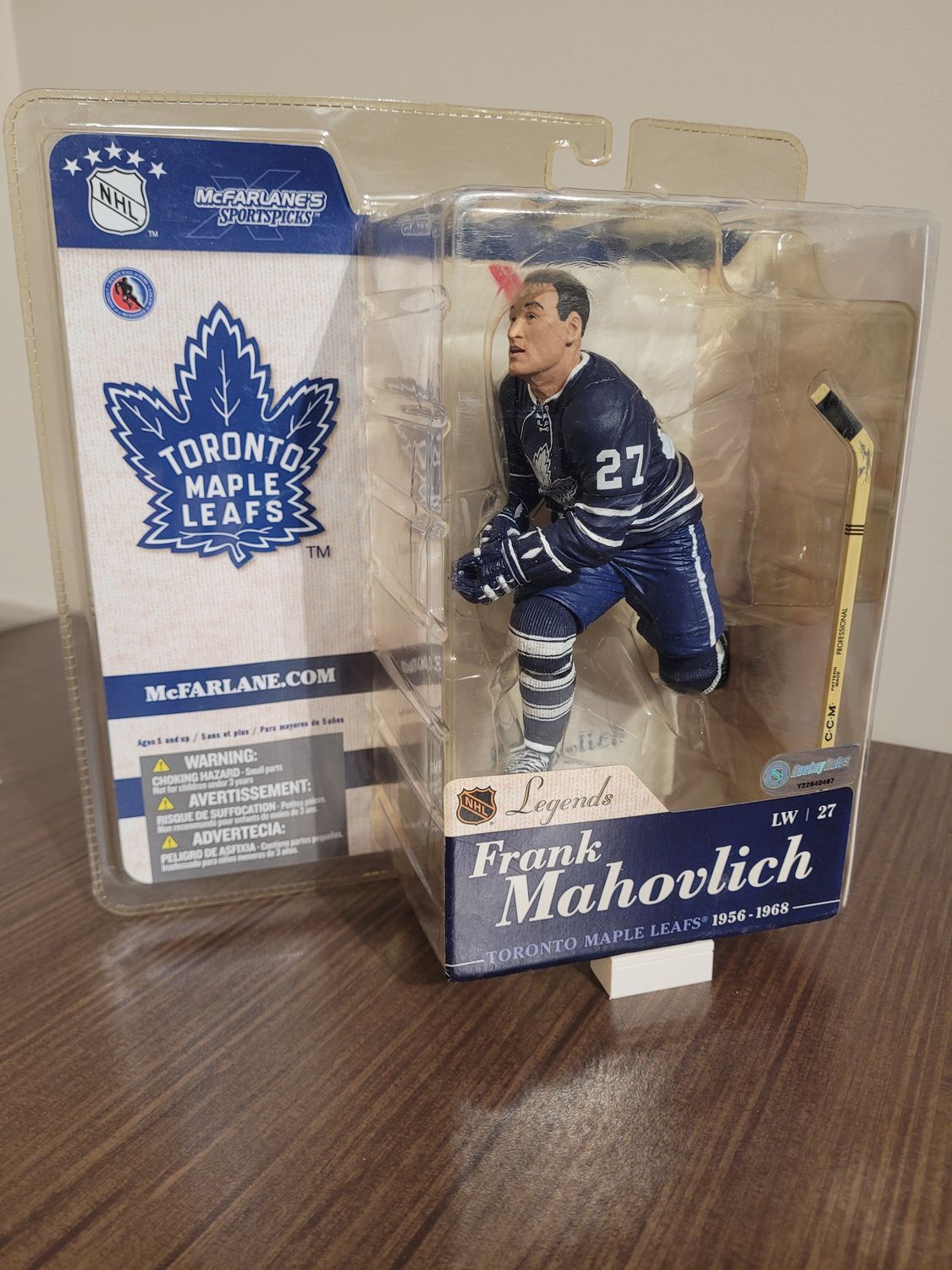 Frank Mahovlich McFarlane - Slightly Yellowed