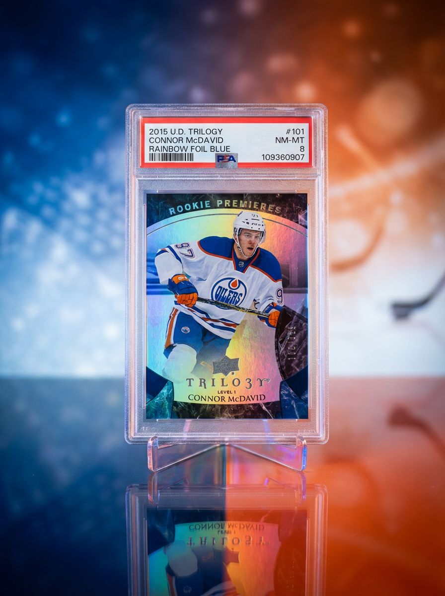 Connor McDavid 2015-16 UD Trilogy 101