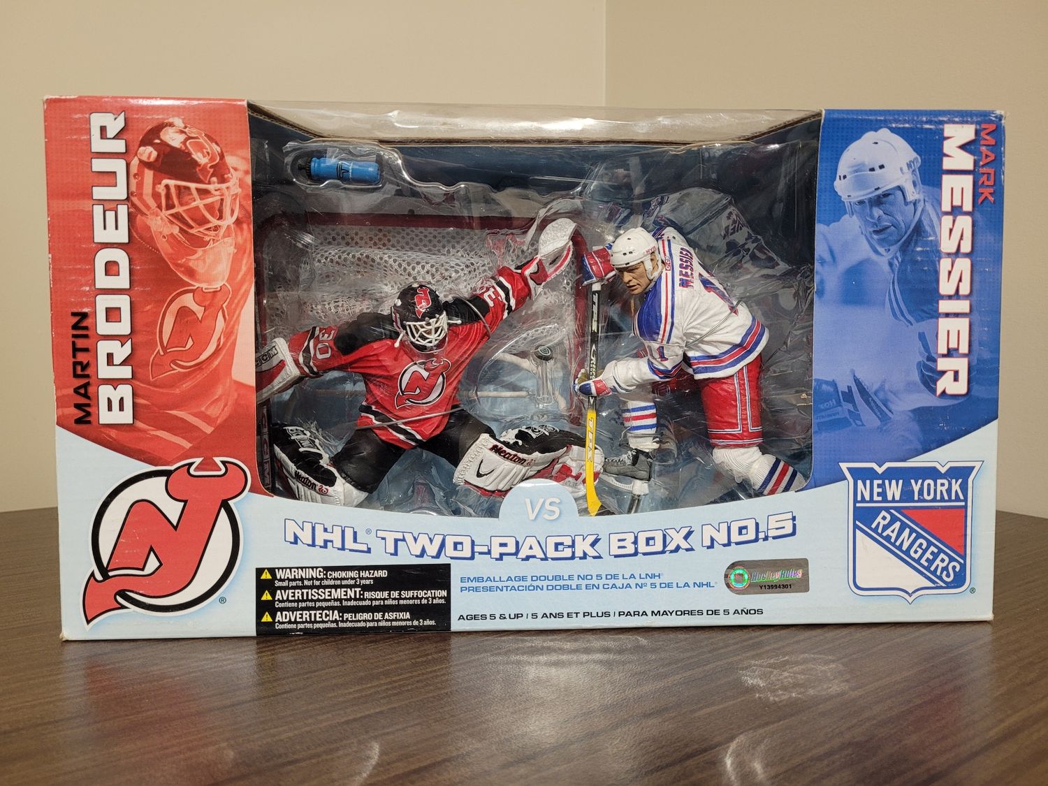 Brodeur-Messier McFarlane 2-Pack w/ Net