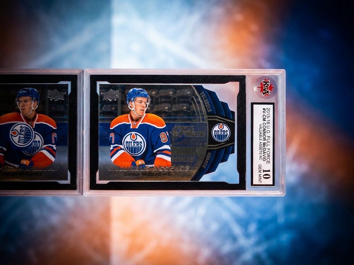 Connor McDavid 2015-16 Upper Deck Full Force V-CM 
