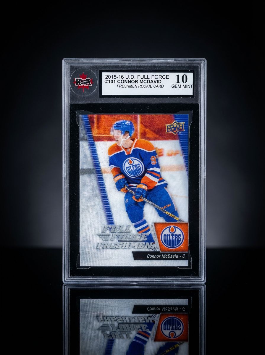 Connor McDavid 2015-16 UD Full Force Freshmen 101