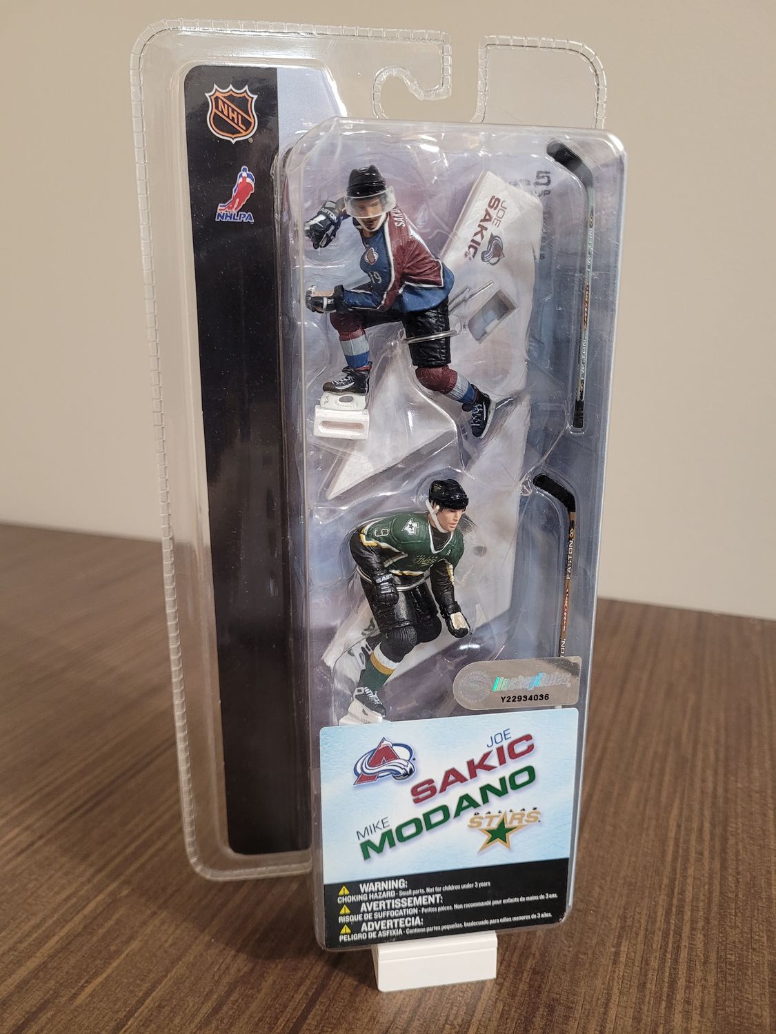 Sakic-Modano 3" McFarlane 2-Pack