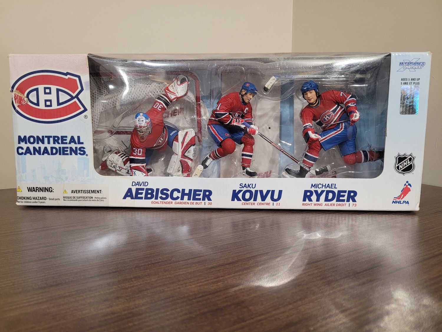 Montreal Canadiens McFarlane 3-Pack - Slightly Damaged