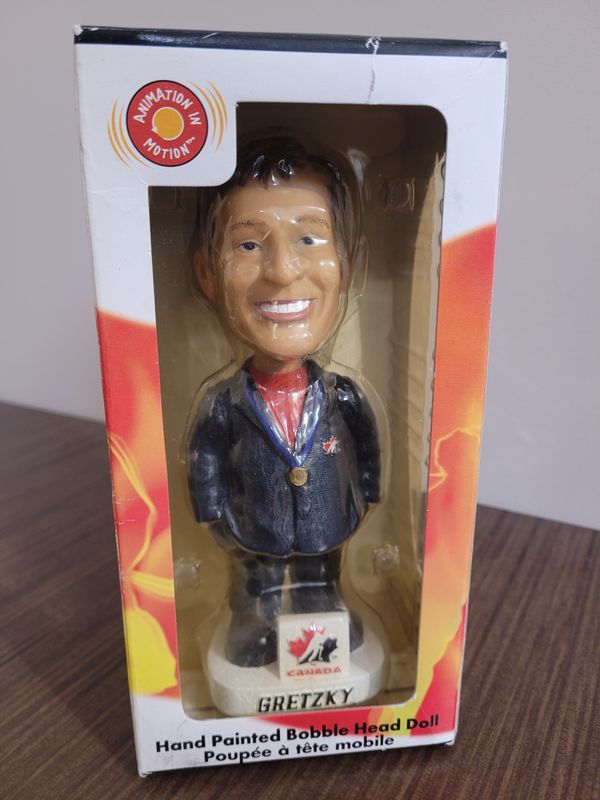Wayne Gretzky Hand-Painted Bobblehead