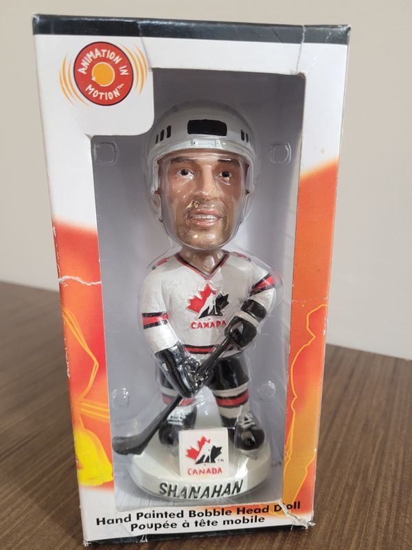 Brendan Shanahan Hand-Painted Bobblehead - Slightly Damaged