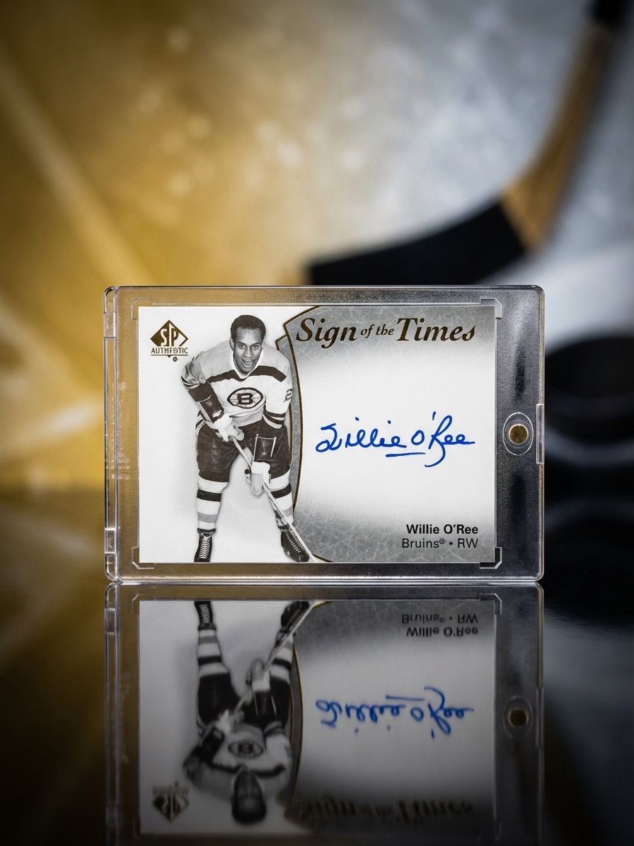 Willie O’Ree 2021-22 SP Authentic SOTT-WO