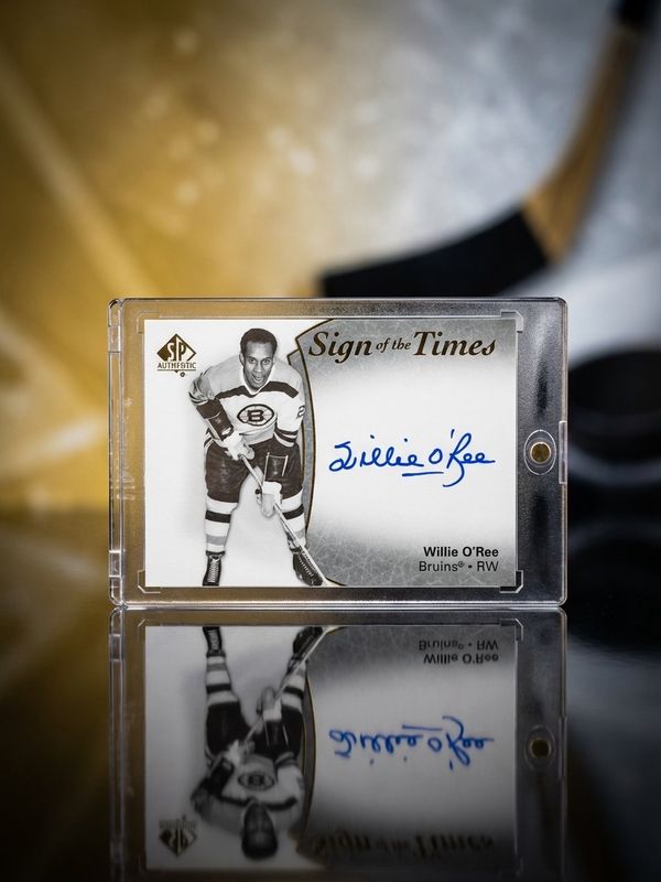 Willie O’Ree 2021-22 SP Authentic SOTT-WO