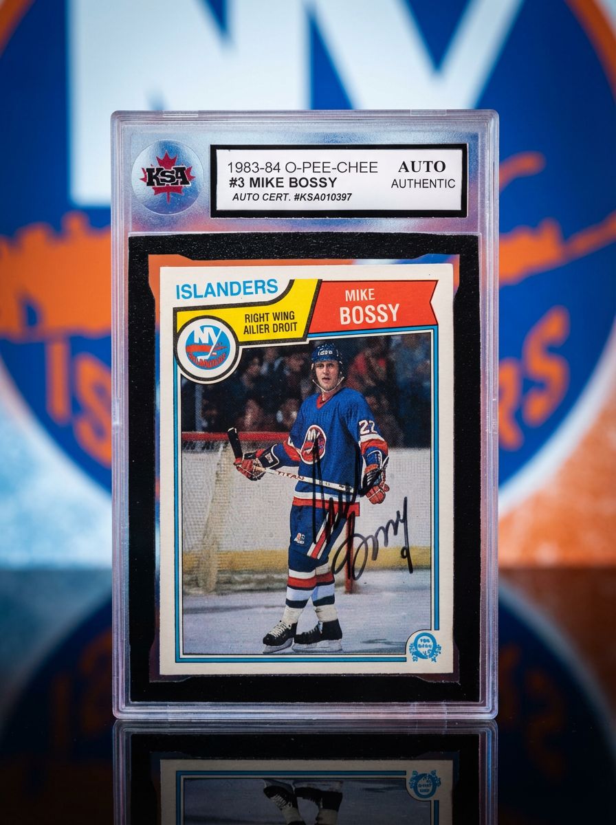 Mike Bossy 1983-84 O-Pee-Chee 3