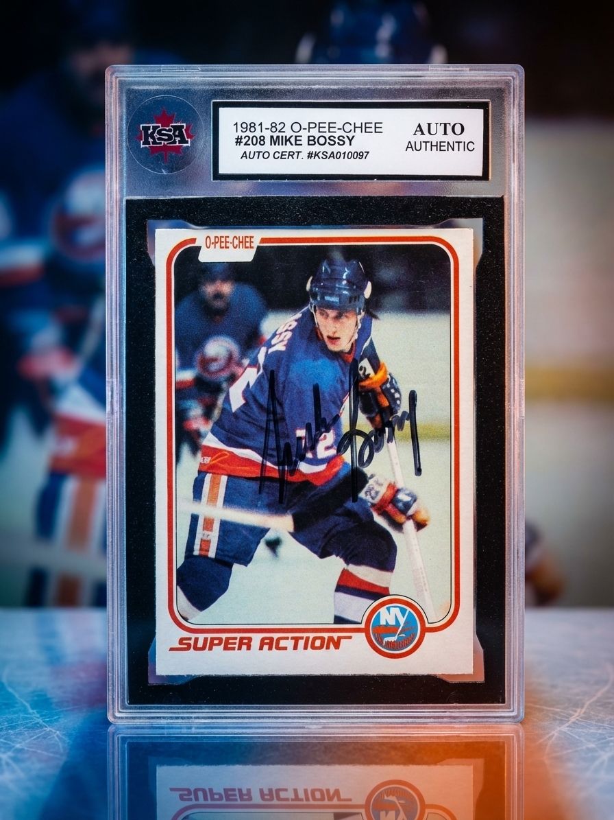 Mike Bossy 1981-82 O-Pee-Chee 208