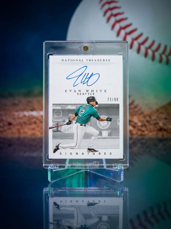 Evan White 2021 National Treasures RS-EW