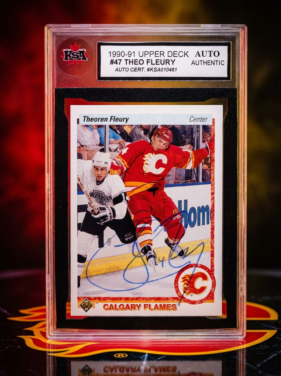 Theoren Fleury 1990-91 Upper Deck 47