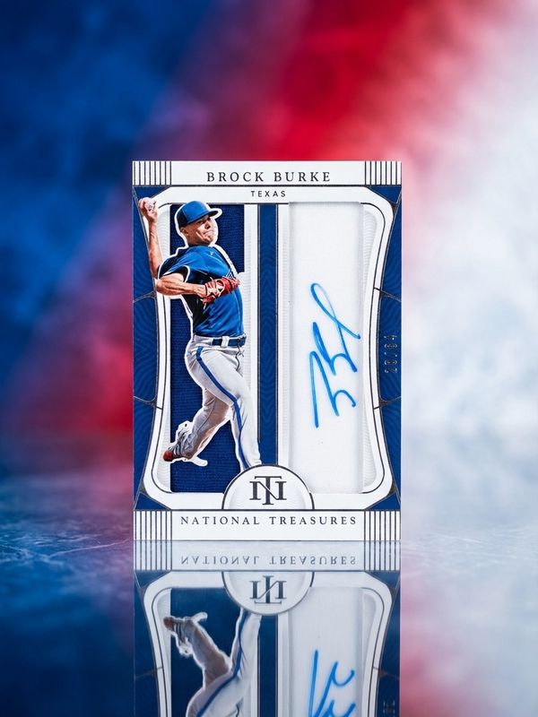 Brock Burke 2022 National Treasures JGS-BB