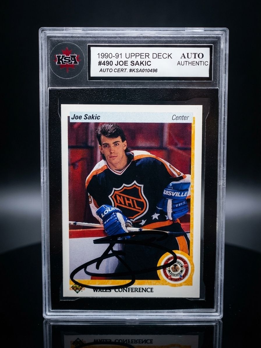 Joe Sakic 1990-91 Upper Deck 490