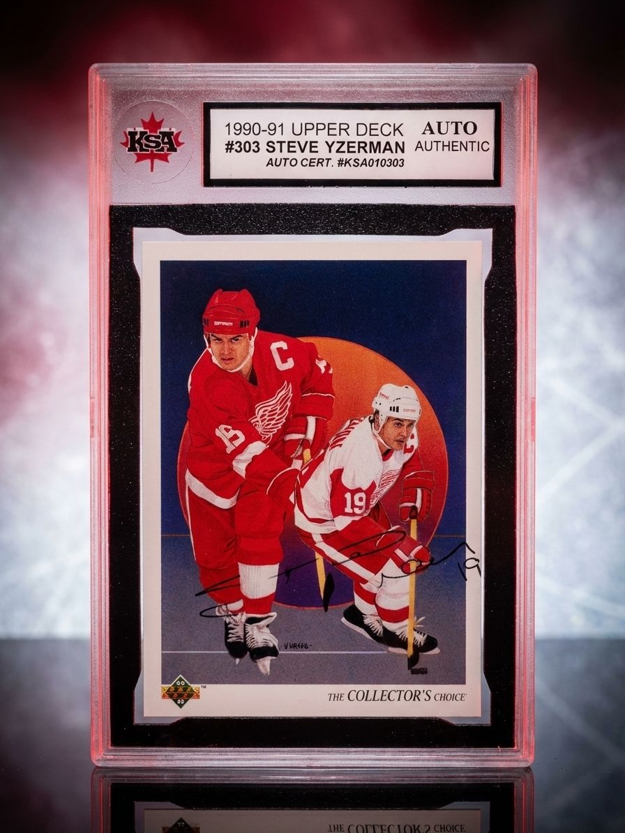 Steve Yzerman 1990-91 Upper Deck 303